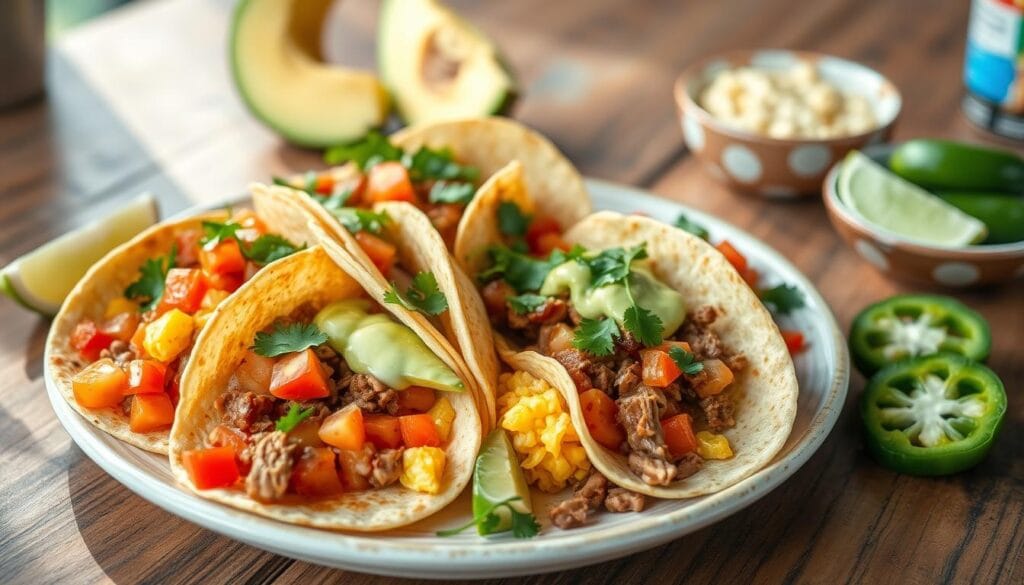 Canned Corned Beef Breakfast Tacos