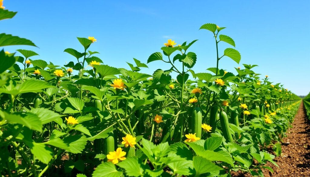 Japanese cucumber cultivation