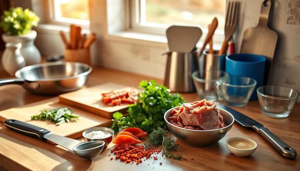 Kitchen Tools for Corned Beef Breakfast