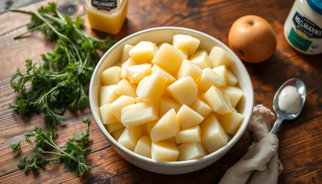 Perfectly Boiled Potatoes for Hellmann's German Potato Salad