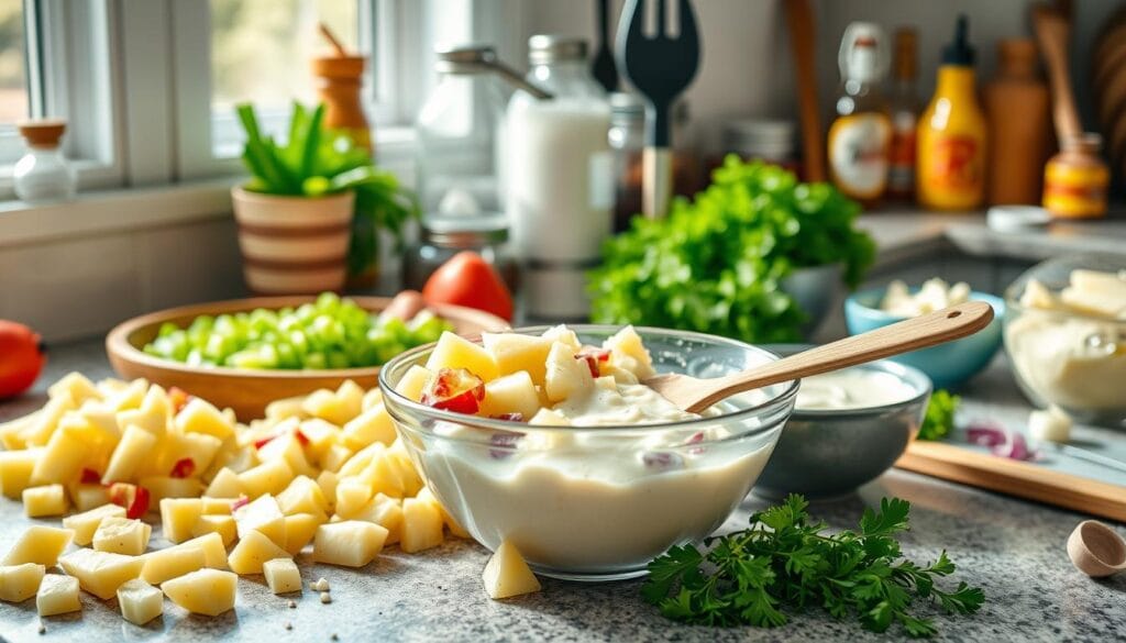 Rachael Ray Potato Salad Preparation