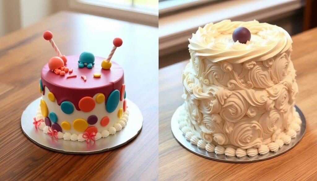 Smash Cake vs Regular Cake Comparison