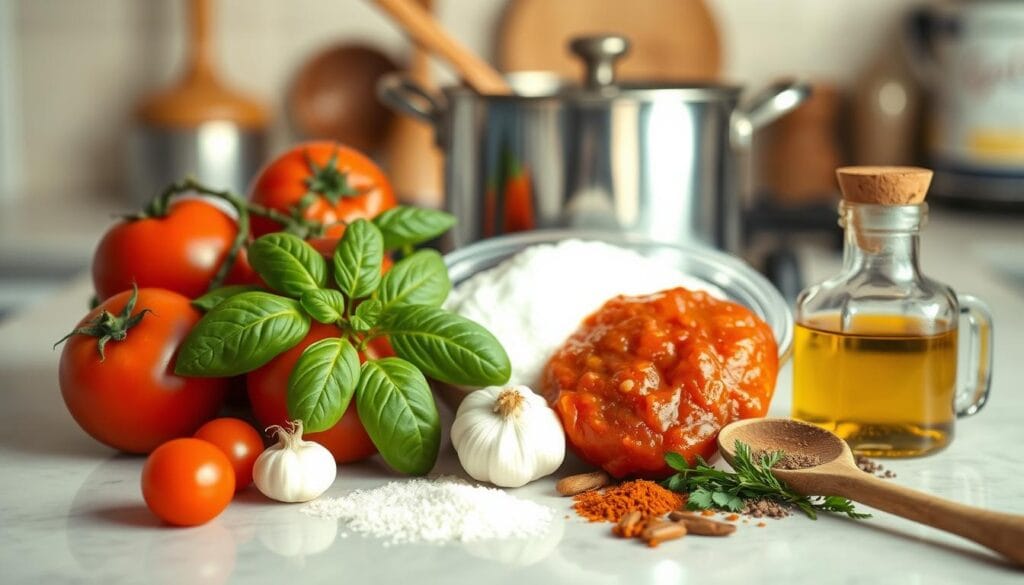 Sweet Pizza Sauce Preparation