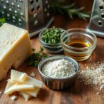 What is parmesan crust made of