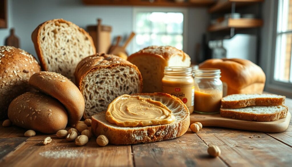 Which bread is best with peanut butter?