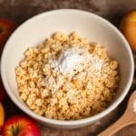 Why put baking powder in crumble topping?