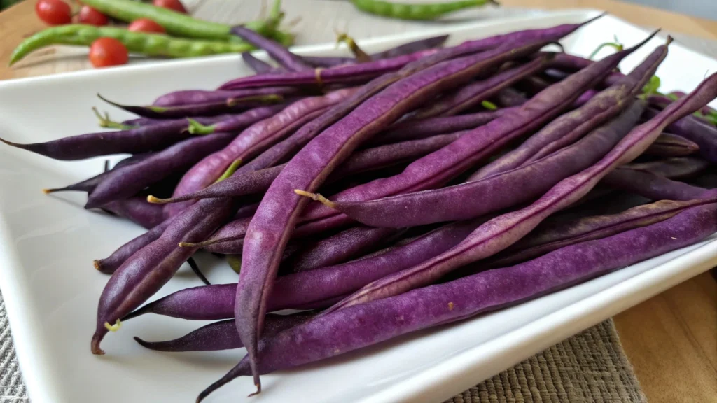 Are purple beans safe to eat