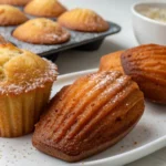 What is the difference between muffins and madeleines