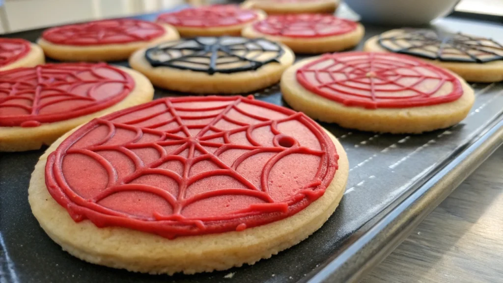 Spider Web Cookie Stamp Cookies Easy Recipe