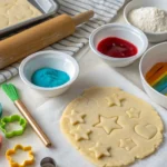 Tools and Ingredients for Coloring in Cookies