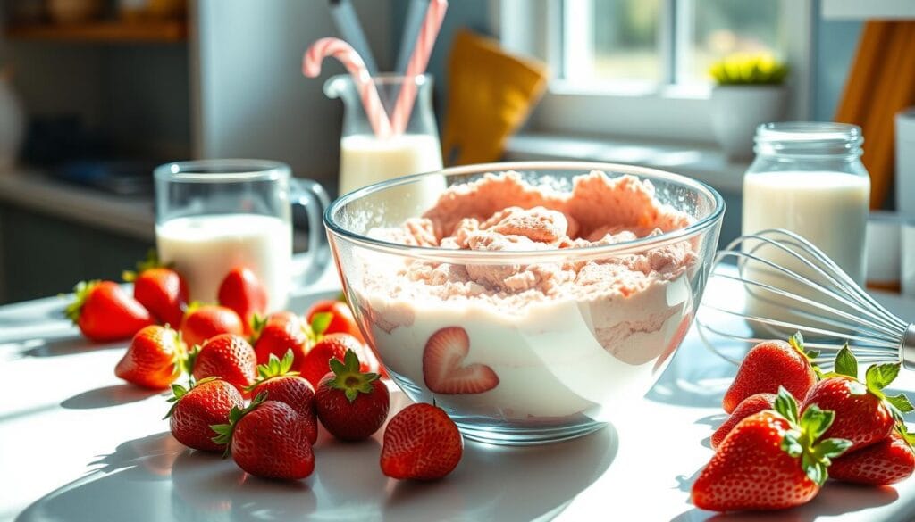 Can you use milk instead of water in strawberry cake mix?