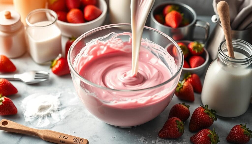 Milk Substitution in Strawberry Cake Mix