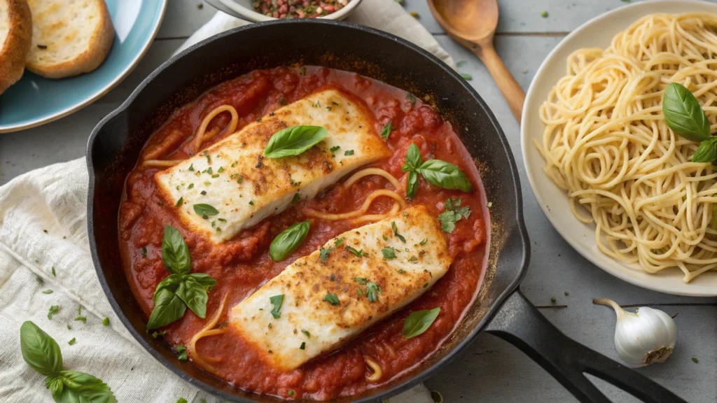 Halibut Marinara Sauce Recipe