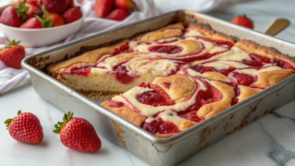 strawberry earthquake cake recipe