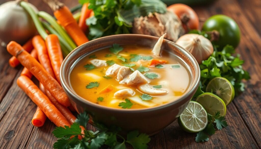 caldo de pollo health benefits