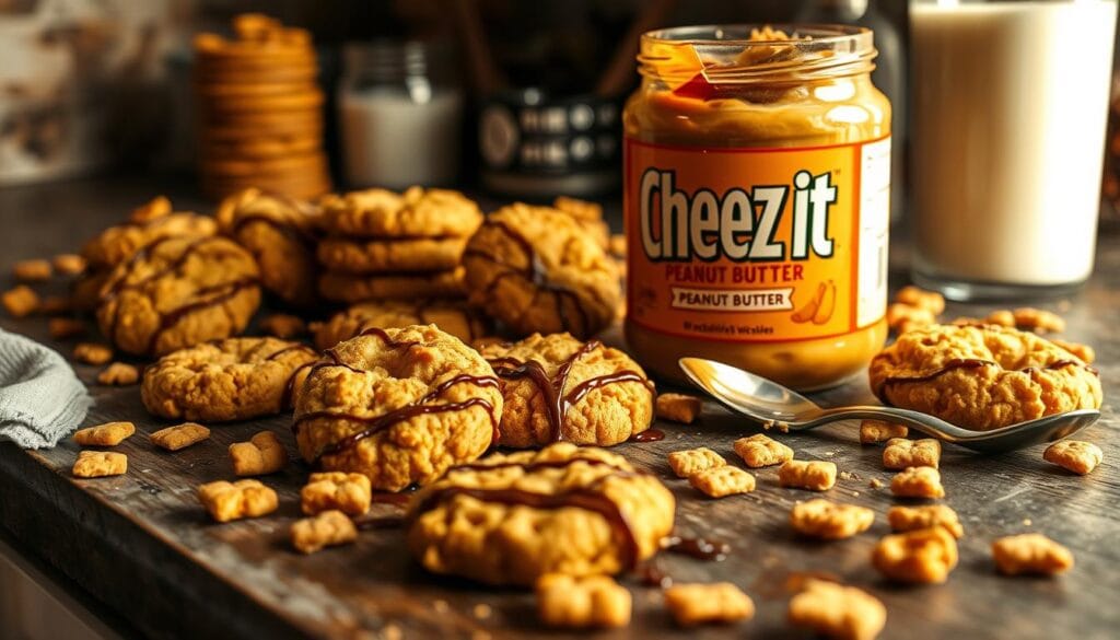 cheez it peanut butter cookies