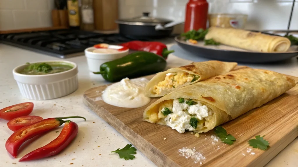 jalapeno popper egg rolls