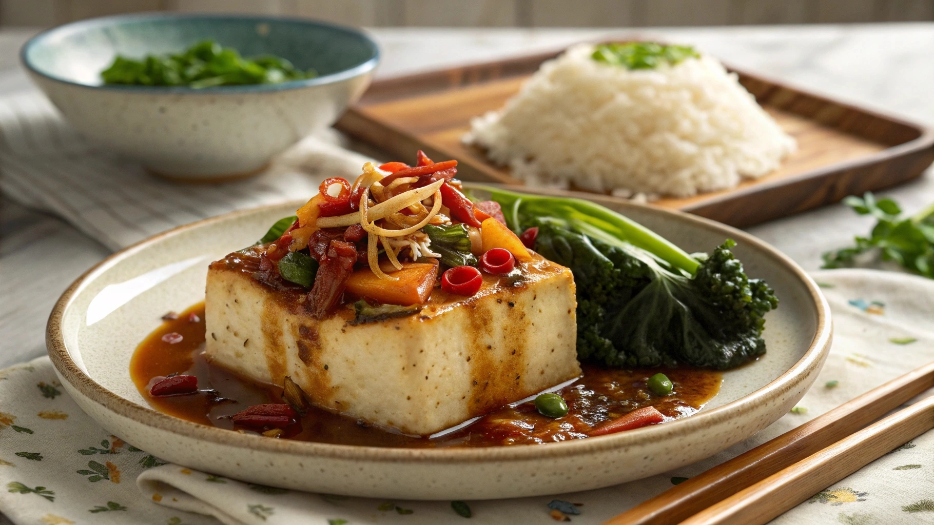 braised halibut recipes asian