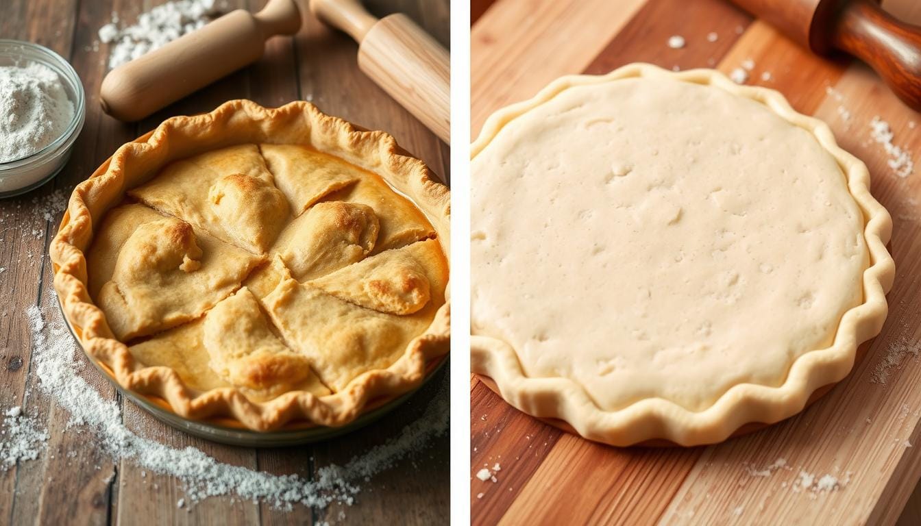 what is the difference between single crust pie and double crust pie