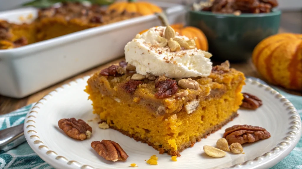 Pumpkin Dump Cake Recipe