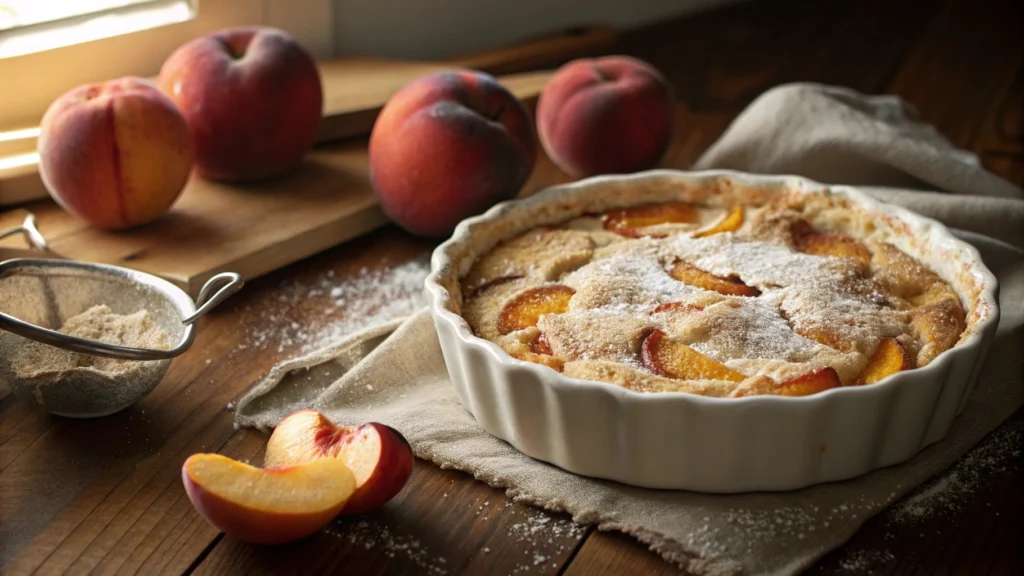 Is it better to use canned or frozen peaches for cobbler?