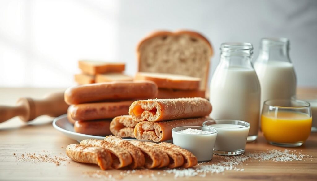 sausage french toast roll-ups recipe ingredients