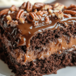 german chocolate poke cake