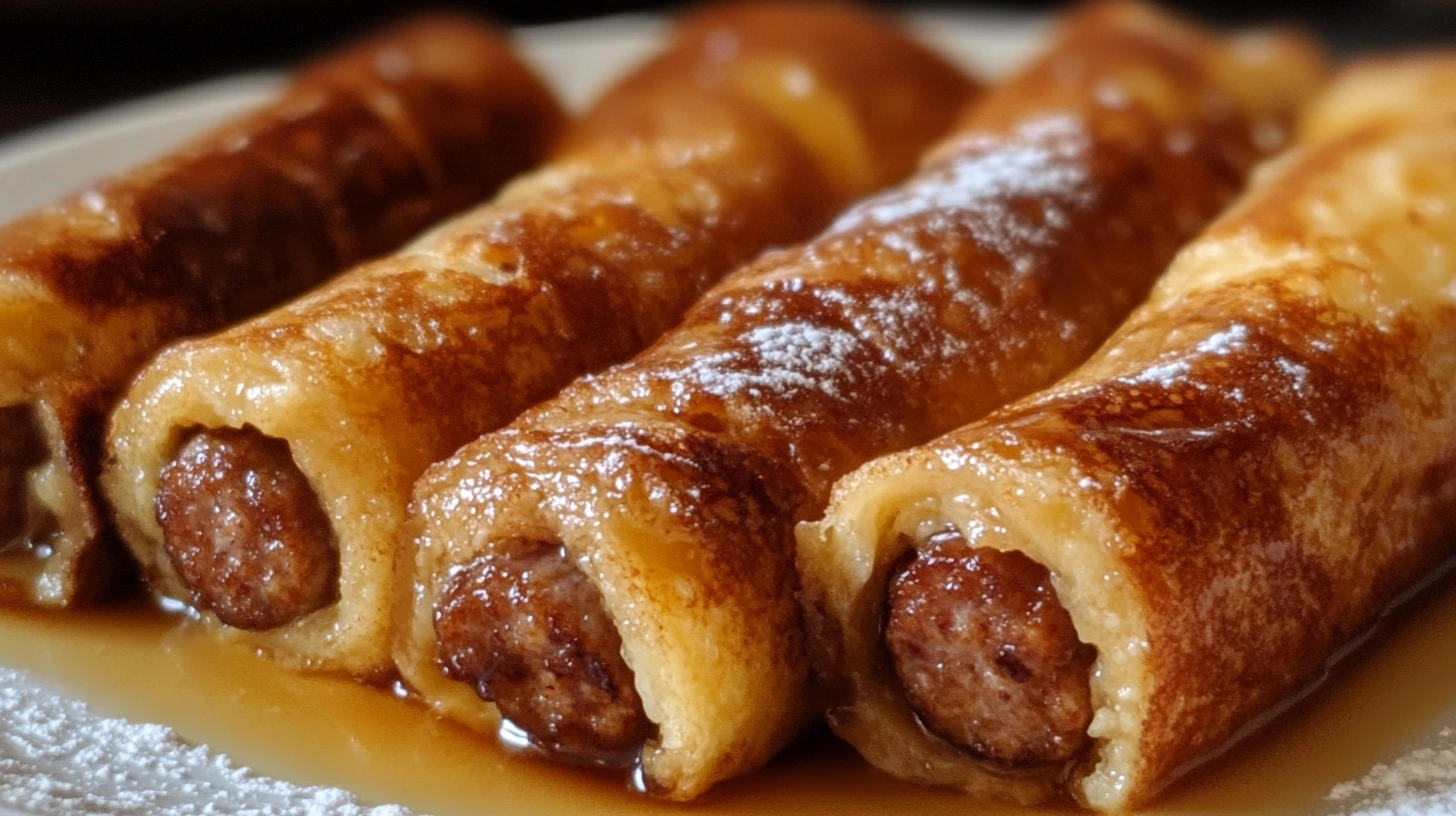 Sausage French Toast Roll-Ups Recipe