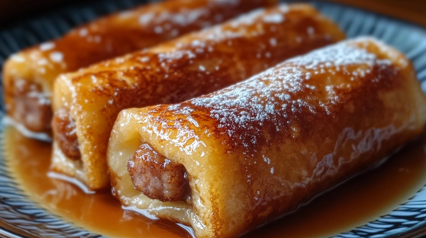 Sausage French Toast Roll-Ups Recipe