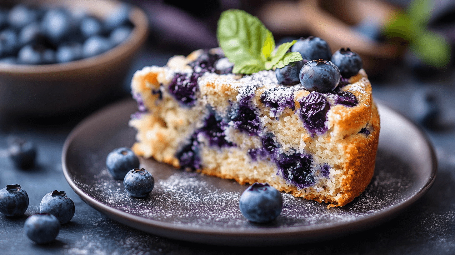Blueberry Cottage Cheese Breakfast Bake