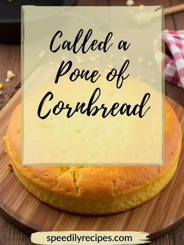 Called a Pone of Cornbread Origins Explained