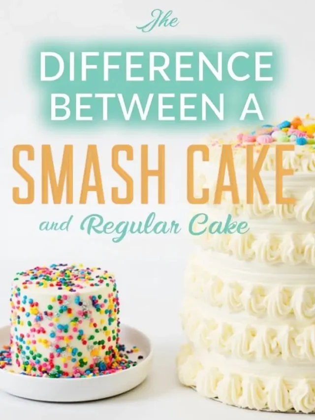 Difference between a smash cake and a regular cake