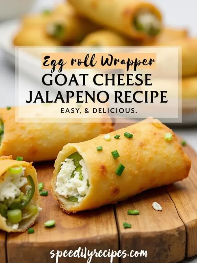 Egg Roll Wrapper Goat Cheese Jalapeno Recipe