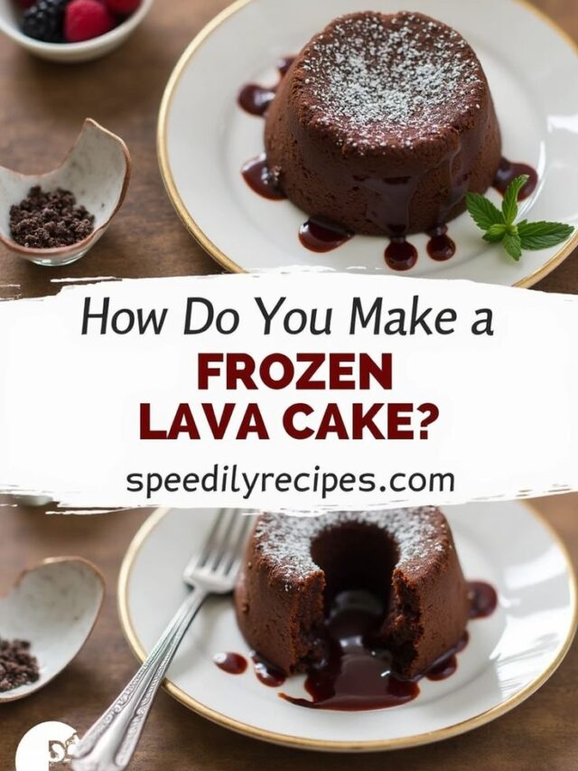 How Do You Make a Frozen Lava Cake