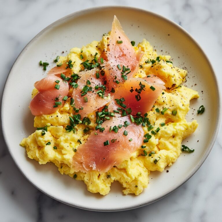 Smoked Salmon Scrambled Eggs Recipe