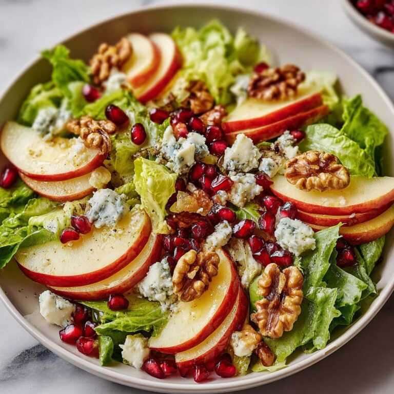 Pear, Pomegranate and Blue Cheese Salad Recipe