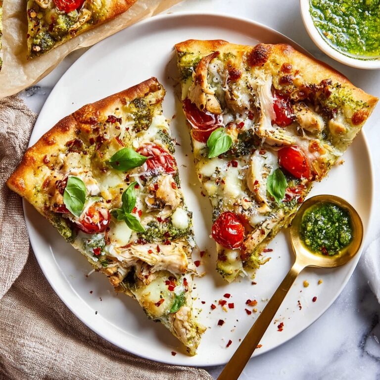 Chicken Pesto Flatbread Recipe