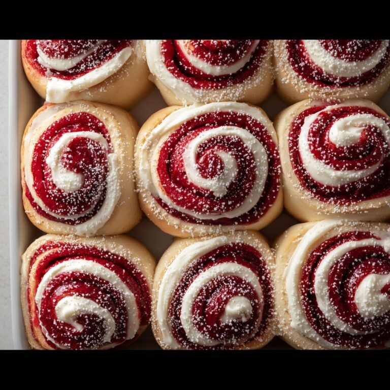 Red Velvet Cinnamon Rolls | The Perfect Christmas Morning Treat Recipe