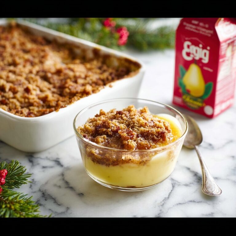 Eggnog Dump Cake for Christmas Recipe