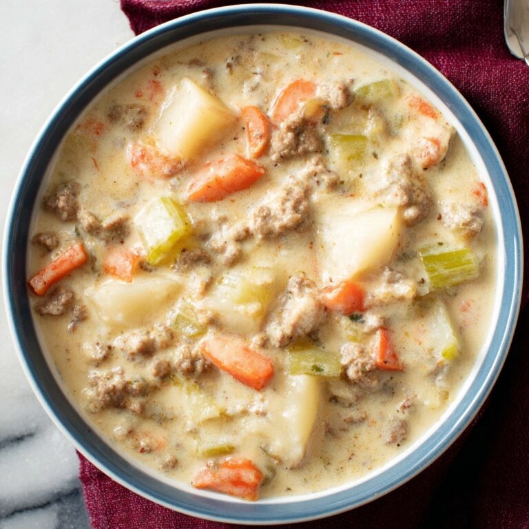 Cheeseburger Soup Recipe