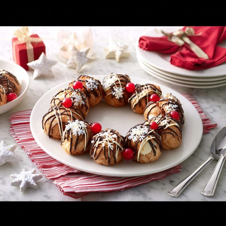 Mary’s Christmas Choux Wreath Recipe