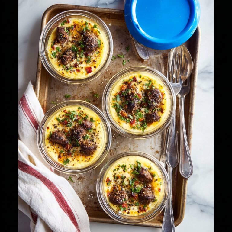 High Protein Egg Bakes with Turkey Breakfast Sausage and Veggies Recipe