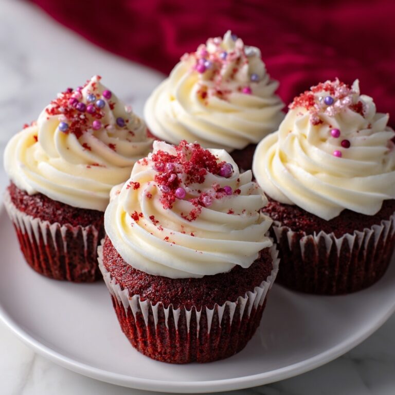 Classic Red Velvet Valentine Cupcakes Recipe