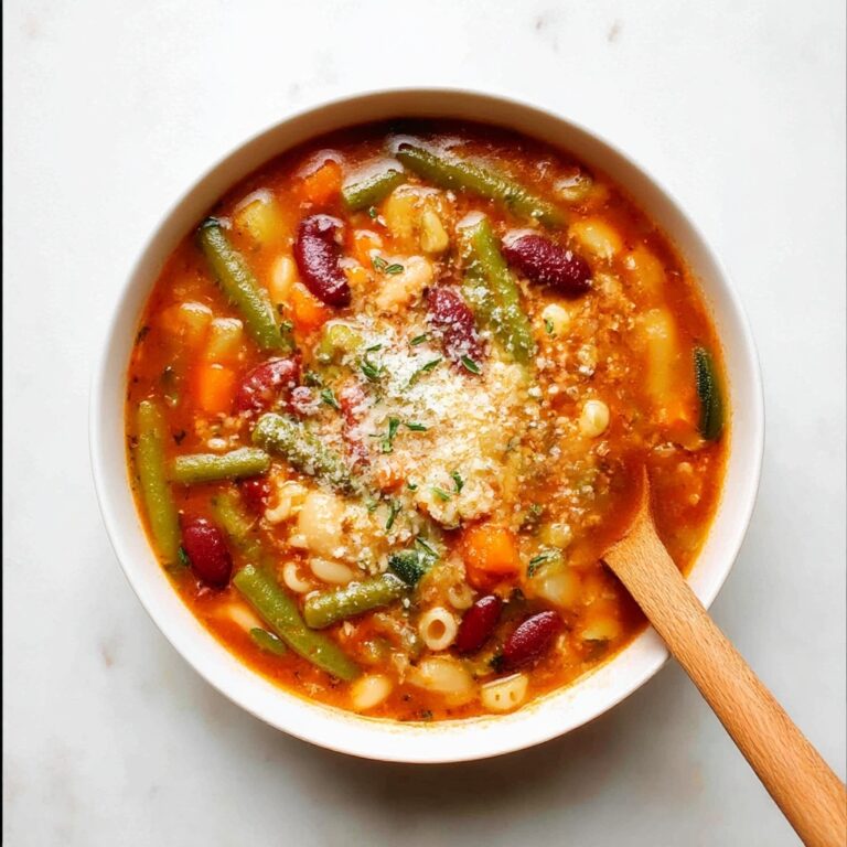 Hearty Homemade Minestrone Soup Recipe
