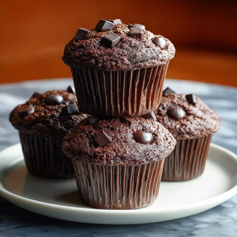 Veggie-Loaded Chocolate Muffins Recipe