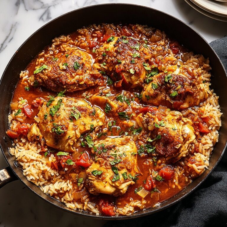 30 Minute One Pan Chicken and Rice Recipe
