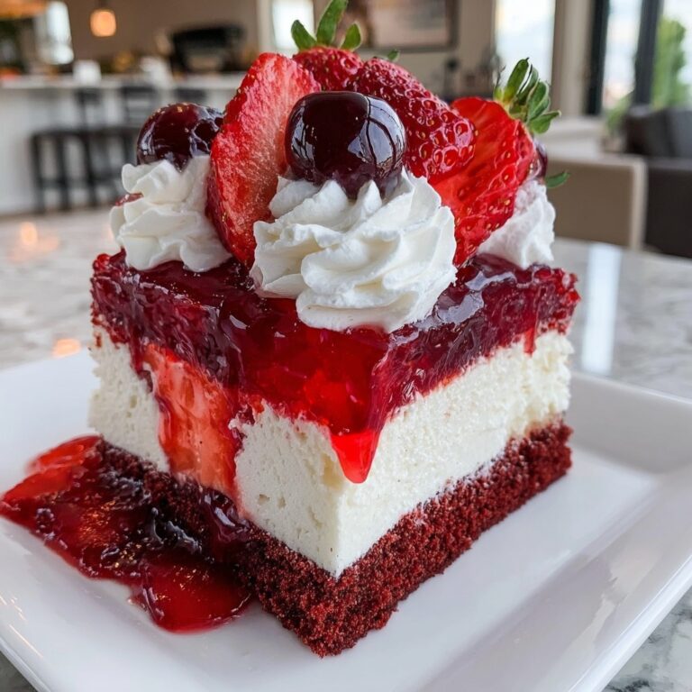 Red Velvet Strawberry Cheesecake – Creamy & Stunning Dessert Recipe