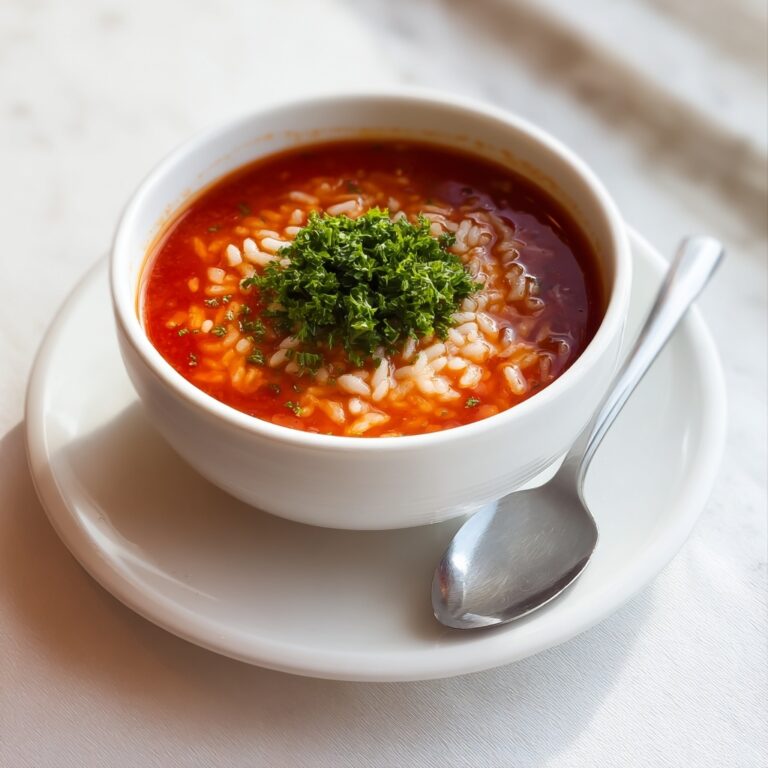 Tomato Rice Soup Recipe