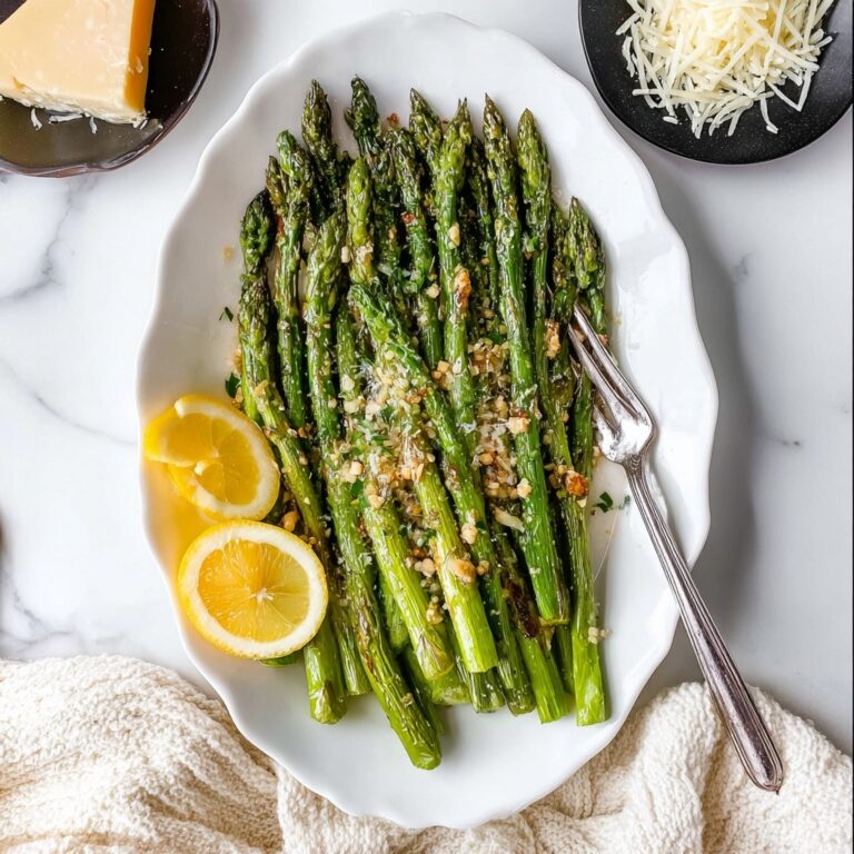 Garlic Parmesan Roasted Asparagus Recipe