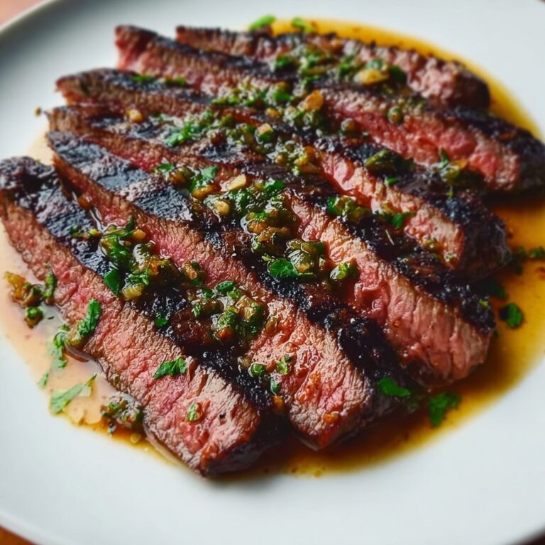 Honey-Garlic Grilled Skirt Steak Recipe
